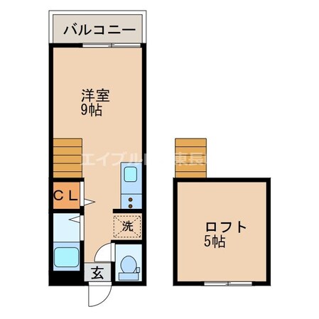 エスポワール本尾の物件間取画像